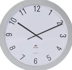 Alba Analoge Wandklok HORGIANT 60 x 5cm Zilver, Grijs