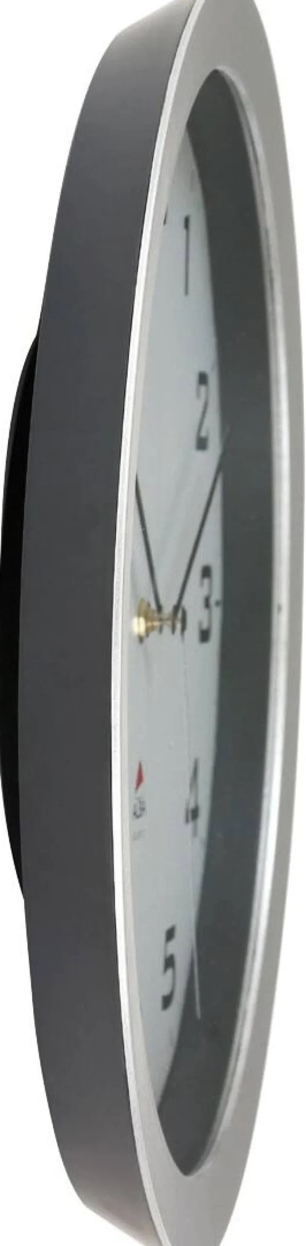 Alba Analoge Wandklok HORISSIMO M 38 x 5,5cm Zilver Grijs