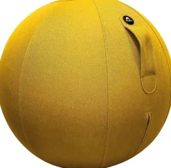 Alba Ergoball Ergonomische zitbal Stof Mosterd 120 kg MHBALL J 65 mm x 65 mm