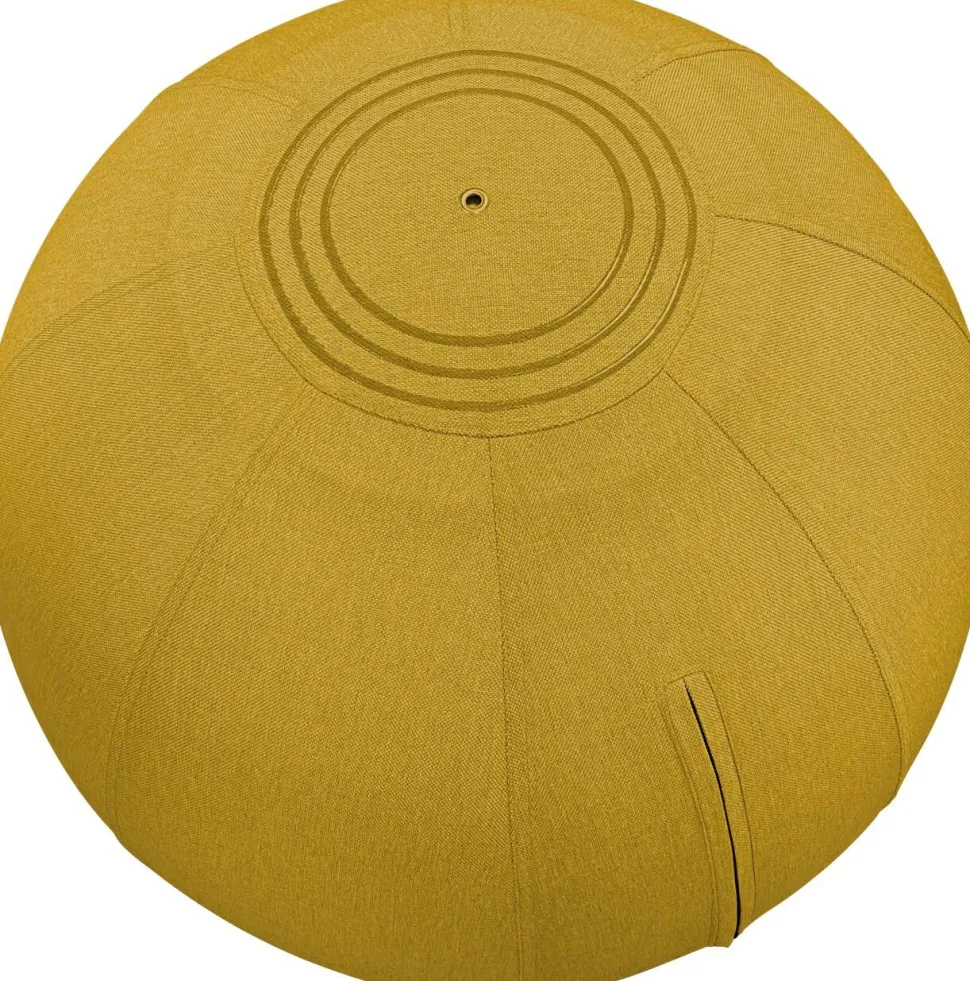 Alba Ergoball Ergonomische zitbal Stof Mosterd 120 kg MHBALL J 65 mm x 65 mm