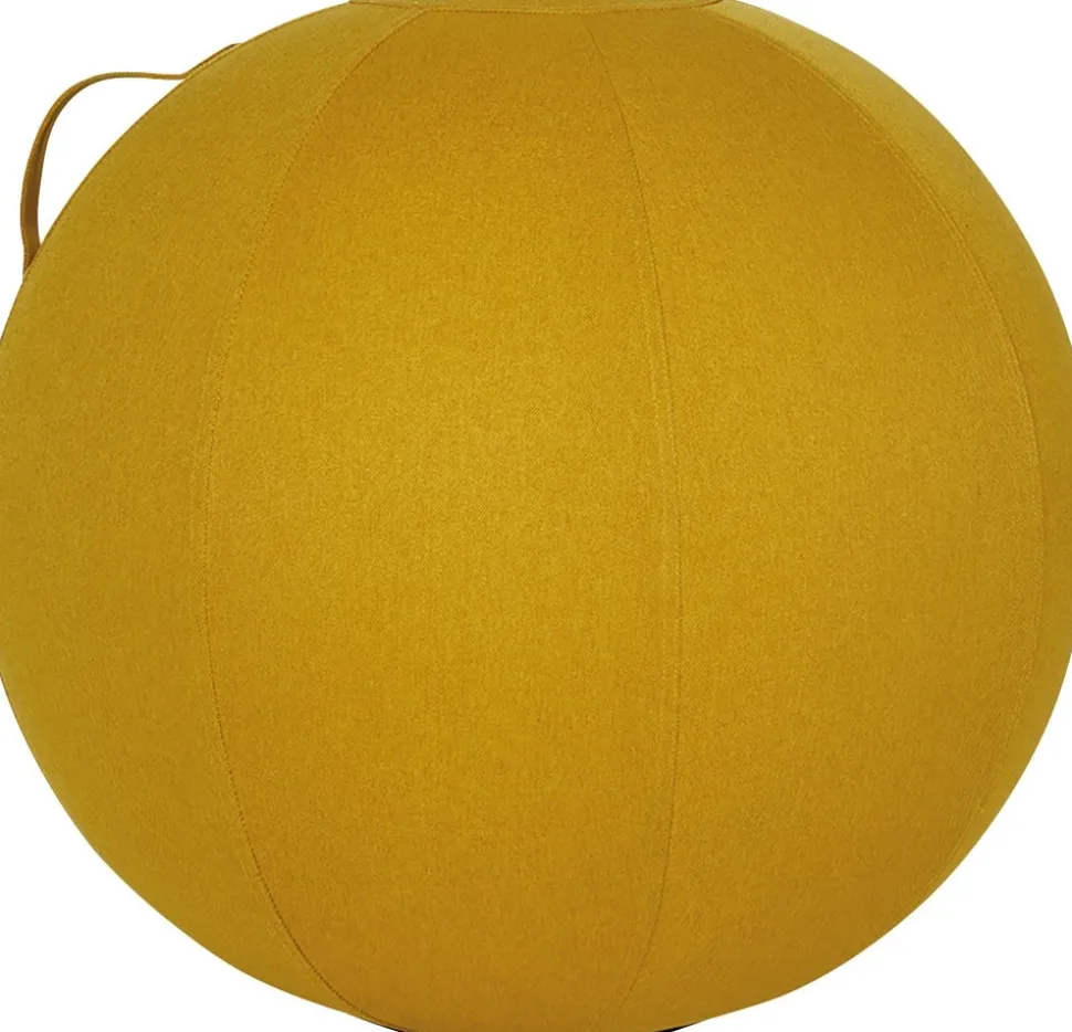 Alba Ergoball Ergonomische zitbal Stof Mosterd 120 kg MHBALL J 65 mm x 65 mm