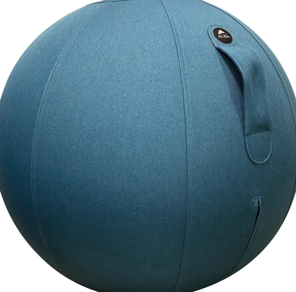 Alba Ergoball Ergonomische zitbal Stof Blauw 120 kg MHBALL B 65 mm x 65 mm