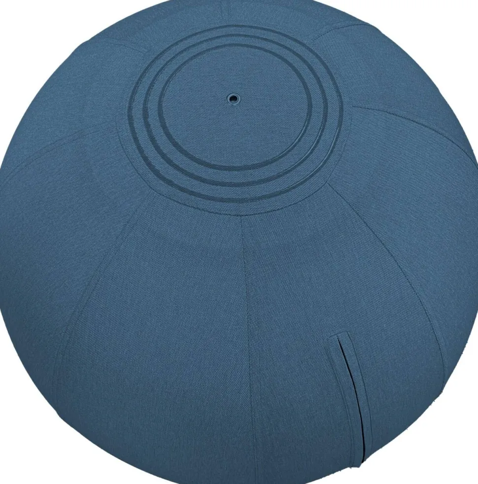 Alba Ergoball Ergonomische zitbal Stof Blauw 120 kg MHBALL B 65 mm x 65 mm