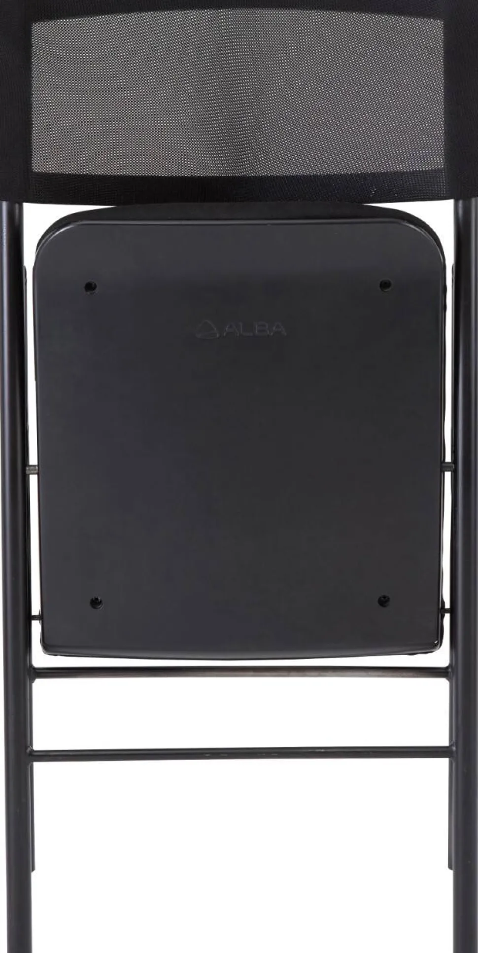 Alba Klapstoel Mesh Zonder armleuning Zwart 110 kg CPDIVANO N 480 x 530 x 830 mm 2 Stuks