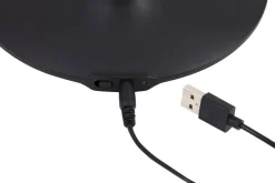 Alba LEDTWIN N Bureaulamp LED Zwart Batterij, USB 120 x 340 x 360 mm
