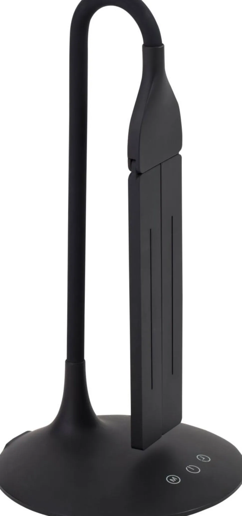 Alba LEDTWIN N Bureaulamp LED Zwart Batterij, USB 120 x 340 x 360 mm