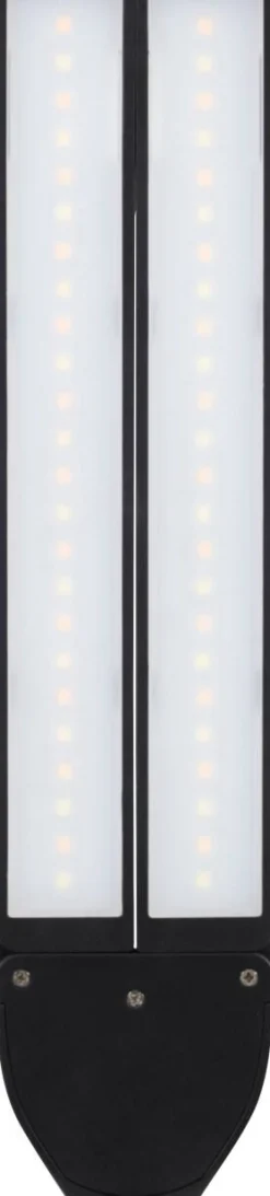 Alba LEDTWIN N Bureaulamp LED Zwart Batterij, USB 120 x 340 x 360 mm