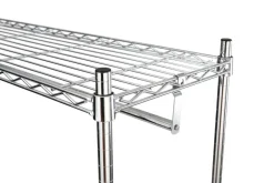 Alba Mobiele Kledingrek PMMOBI 30 x 890 x 1680 mm Chroom, metaal Zilver