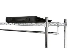 Alba Mobiele Kledingrek PMMOBI 30 x 890 x 1680 mm Chroom, metaal Zilver