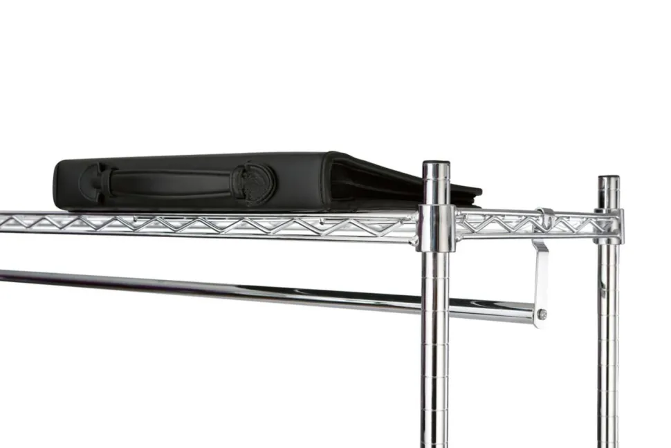 Alba Mobiele Kledingrek PMMOBI 30 x 890 x 1680 mm Chroom, metaal Zilver