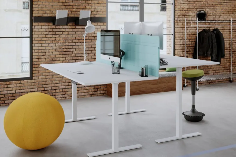 Alba Vrijstaande bureaulamp Architecte Wit