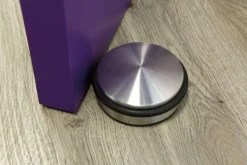 Alba Zware deurstopper 110 x 40 mm Zilver