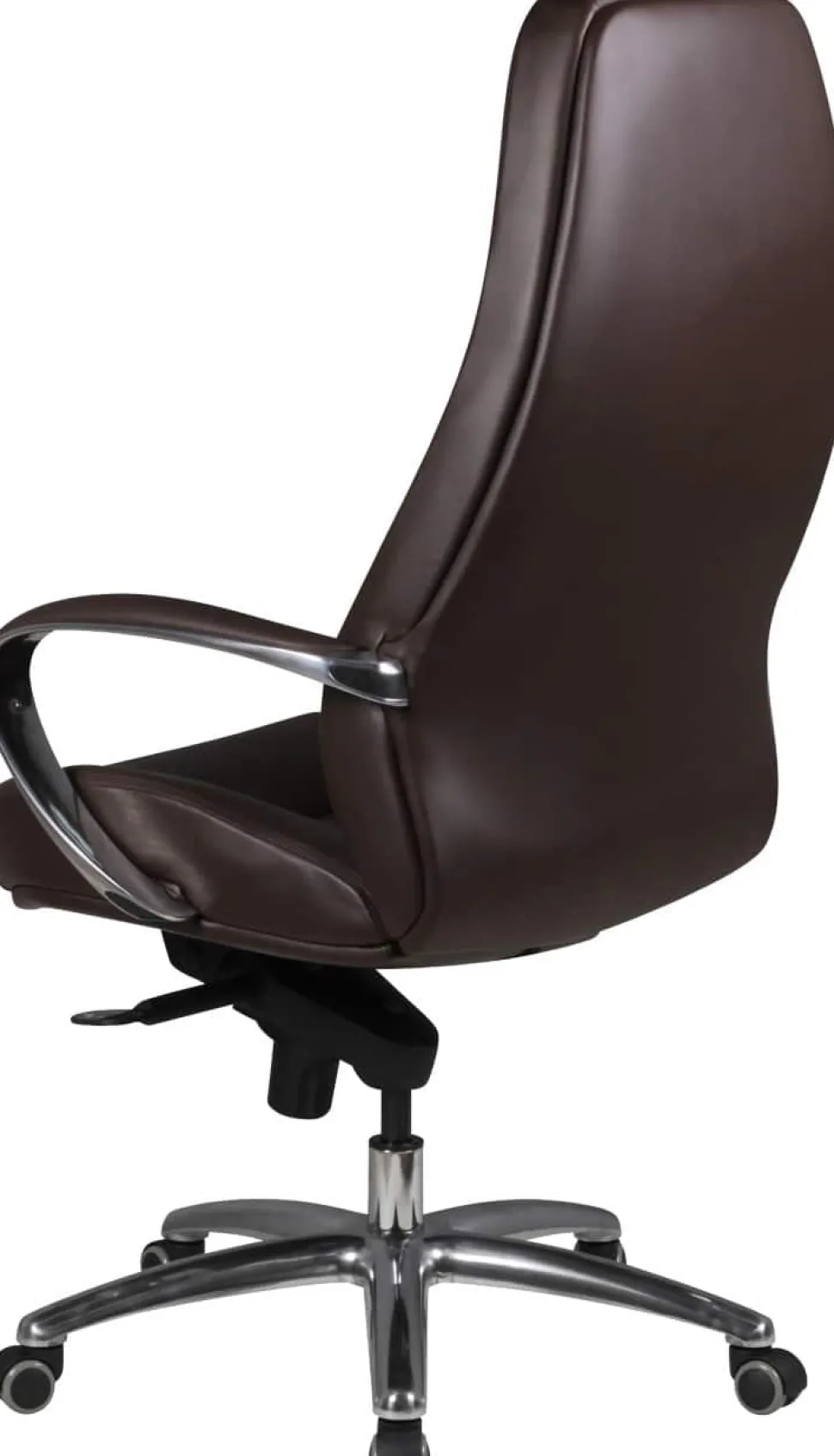 AMSTYLE AUSTIN Bureaustoel Permanent contact Vaste armleuning Hoogteverstelbaar Bruin Max. 120 kg SPM1.300 1300 x 680 x 700 mm