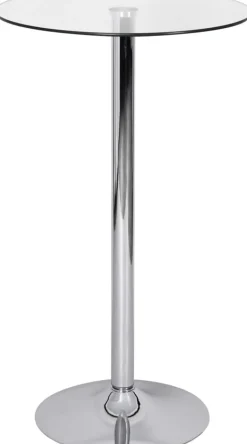 AMSTYLE Bar Tafel SPM3.054 Zilver 60 x 60 x 105 cm