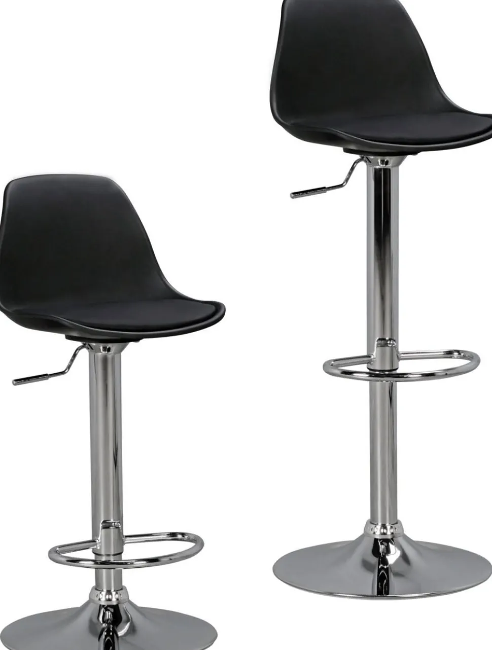 AMSTYLE Barkruk SPM2.001 Zwart