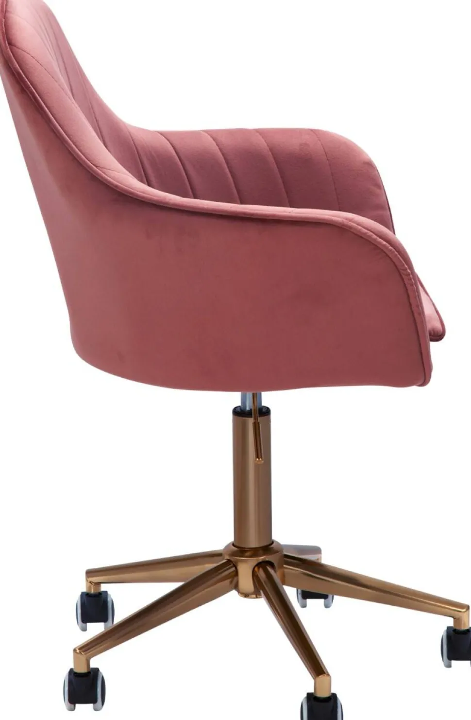 AMSTYLE Bureaustoel Basismechanisme Vaste armleuning Hoogteverstelbaar Roze Max. 120 kg SPM1.431 1050 x 540 x 540 mm