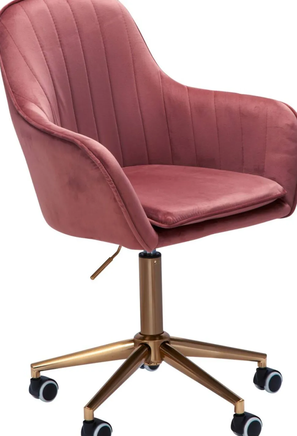 AMSTYLE Bureaustoel Basismechanisme Vaste armleuning Hoogteverstelbaar Roze Max. 120 kg SPM1.431 1050 x 540 x 540 mm