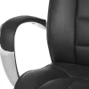 AMSTYLE Bureaustoel Permanent contact Vaste armleuning Hoogteverstelbaar Zwart Max. 120 kg SPM1.158 1280 x 660 x 620 mm