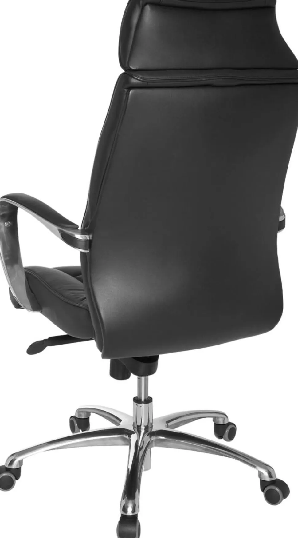 AMSTYLE Bureaustoel Permanent contact Vaste armleuning Hoogteverstelbaar Zwart Max. 120 kg SPM1.158 1280 x 660 x 620 mm