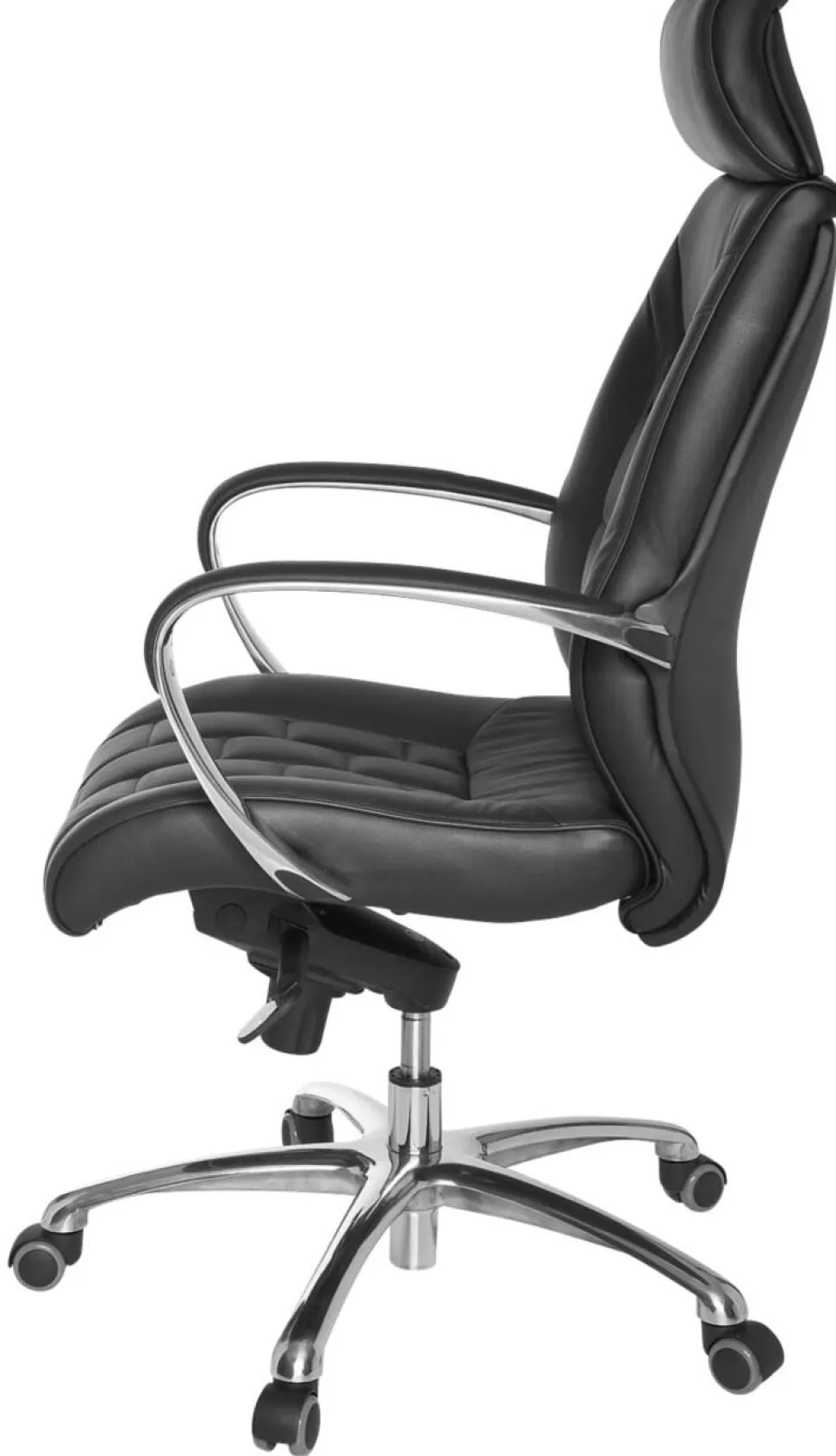 AMSTYLE Bureaustoel Permanent contact Vaste armleuning Hoogteverstelbaar Zwart Max. 120 kg SPM1.158 1280 x 660 x 620 mm