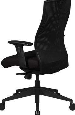 AMSTYLE Bureaustoel Synchroonmechanisme Hoogteverstelbaar Armleuning Zwart Max. 120 kg SPM1.275 1130 x 650 x 650 mm