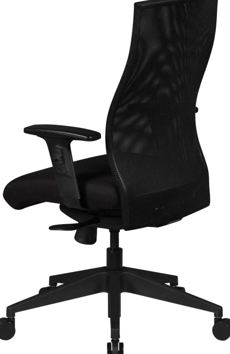 AMSTYLE Bureaustoel Synchroonmechanisme Hoogteverstelbaar Armleuning Zwart Max. 120 kg SPM1.275 1130 x 650 x 650 mm