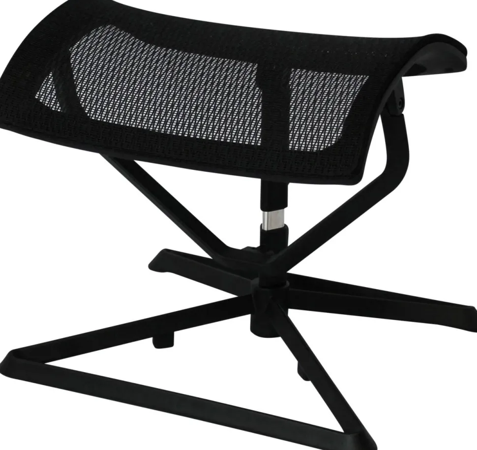 AMSTYLE Hoogteverstelbaar Voetensteun 430 x 330 x 460 mm Zwart