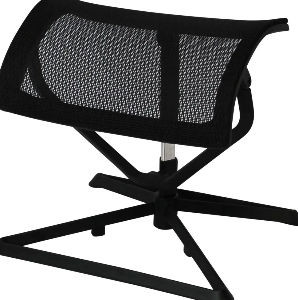 AMSTYLE Hoogteverstelbaar Voetensteun 430 x 330 x 460 mm Zwart
