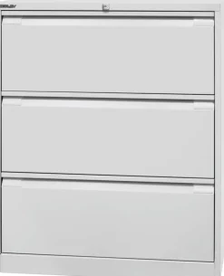 Bisley Archiefkast Staal 3 lades 800 x 622 x 1.016 mm Lichtgrijs