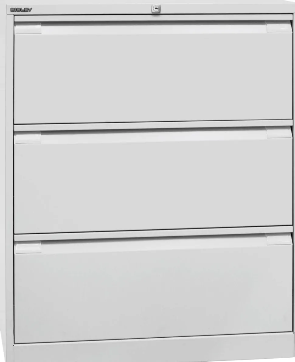Bisley Archiefkast Staal 3 lades 800 x 622 x 1.016 mm Lichtgrijs