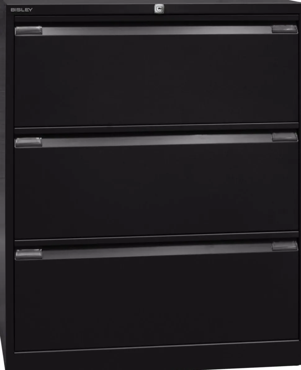 Bisley Archiefkast Staal 3 lades 800 x 622 x 1.016 mm Zwart