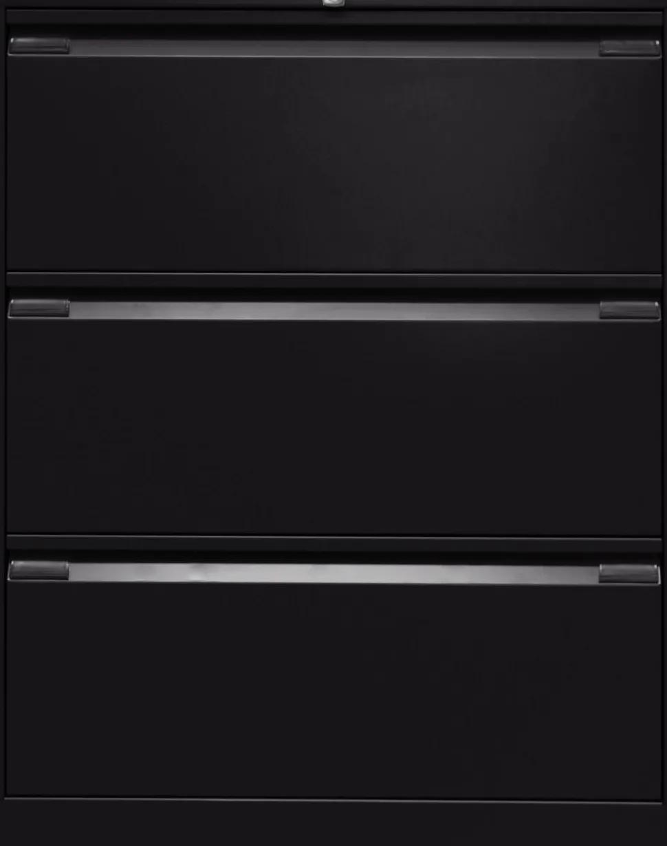 Bisley Archiefkast Staal 3 lades 800 x 622 x 1.016 mm Zwart