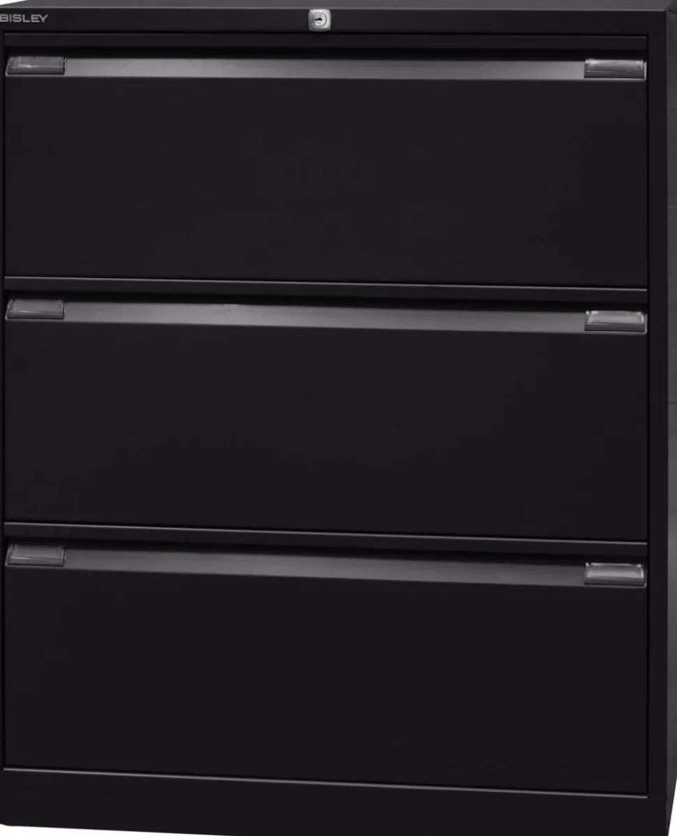 Bisley Archiefkast Staal 3 lades 800 x 622 x 1.016 mm Zwart