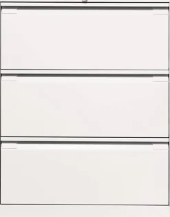 Bisley Archiefkast Staal 3 lades 800 x 622 x 1.016 mm Verkeerswit