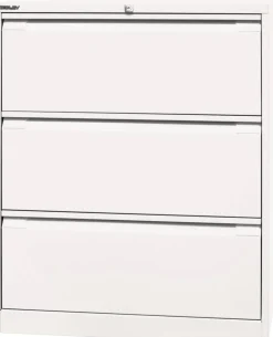 Bisley Archiefkast Staal 3 lades 800 x 622 x 1.016 mm Verkeerswit