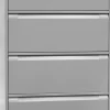 Bisley Archiefkast Staal 4 lades 800 x 622 x 1.321 mm Lichtgrijs
