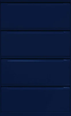 Bisley Archiefkast Staal 4 lades 800 x 622 x 1.321 mm Oxfordblauw