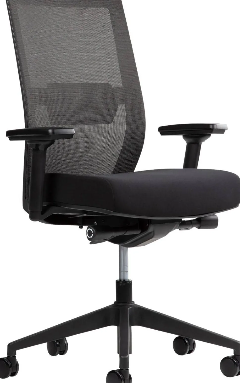 Bisley Bureaustoel Synchroonmechanisme Mesh 3D armleuning Zwart 120 kg 660 x 570 x 1.100 mm