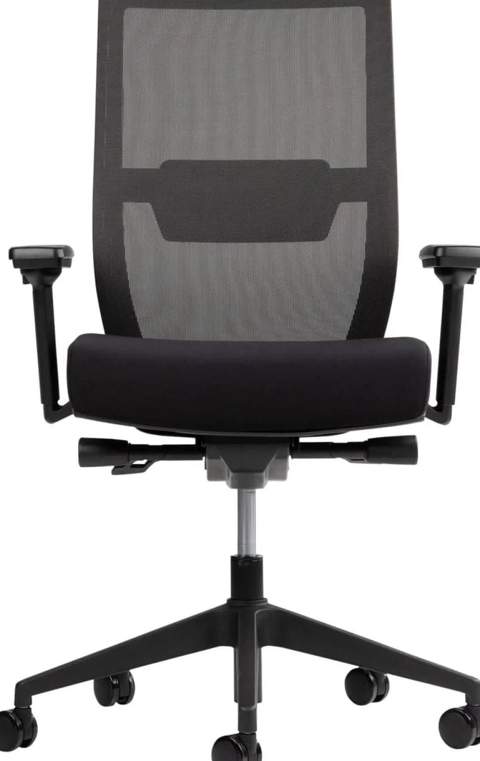 Bisley Bureaustoel Synchroonmechanisme Mesh 3D armleuning Zwart 120 kg 660 x 570 x 1.100 mm