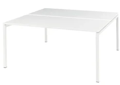 Bisley Bureautafel Quattro desk basic Wit 1.600 x 1.640 x 740 mm fh