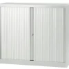 Bisley EuroTambour Roldeurkast Staal 1 Plank Afsluitbaar 1.200 x 430 x 1.030 mm Grijs