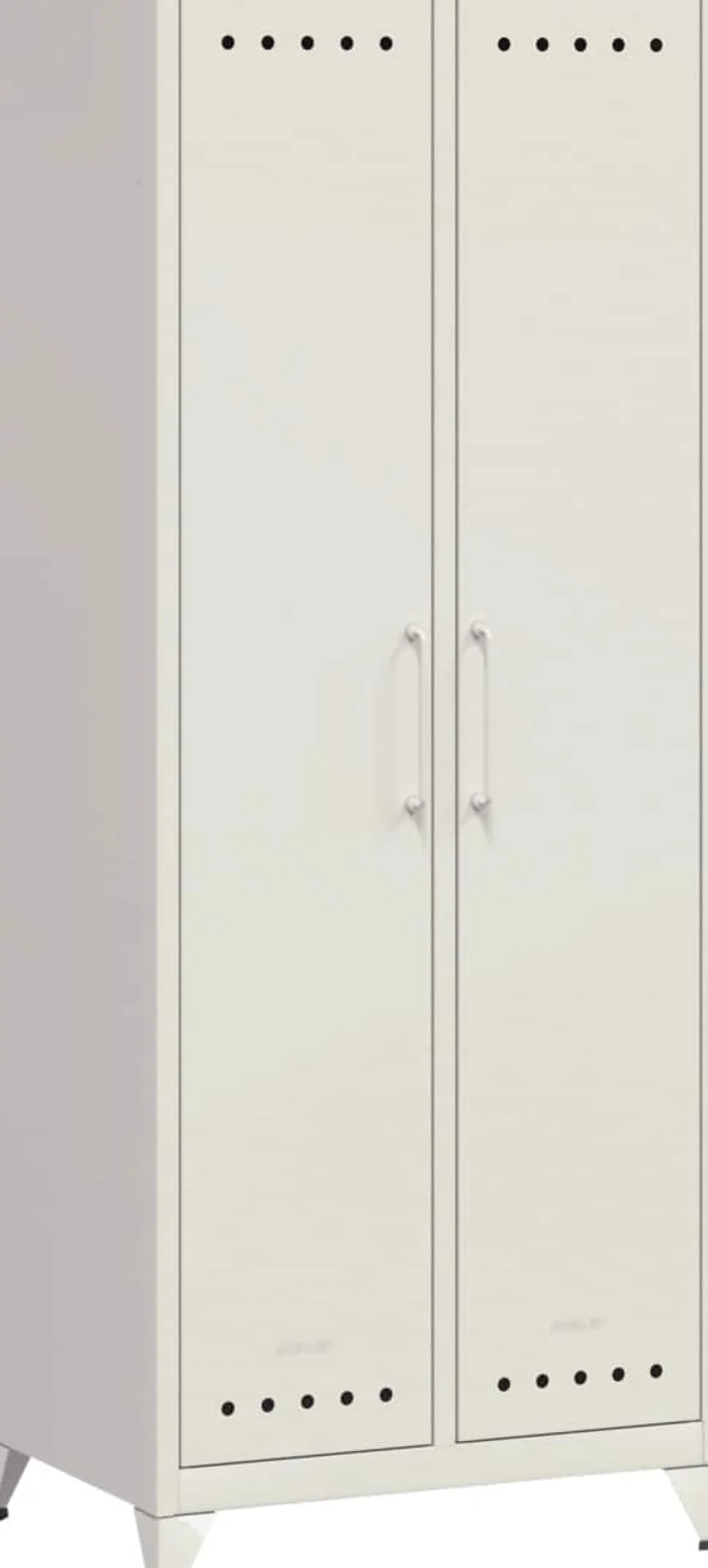 Bisley Fern Garderobe Metaal 700 x 510 x 1,800 mm Verkeerswit