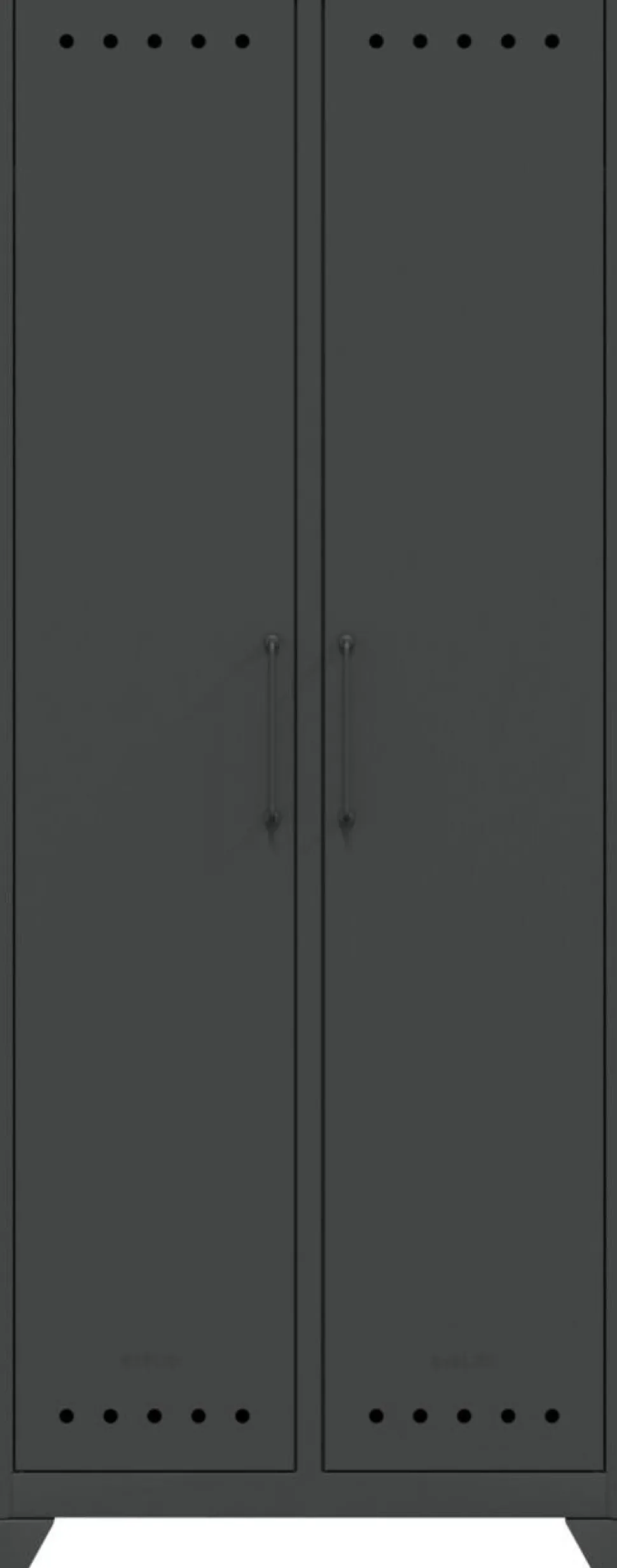 Bisley Fern Garderobe Metaal 700 x 510 x 1,800 mm Antraciet