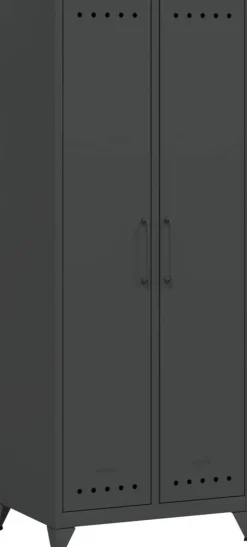 Bisley Fern Garderobe Metaal 700 x 510 x 1,800 mm Antraciet