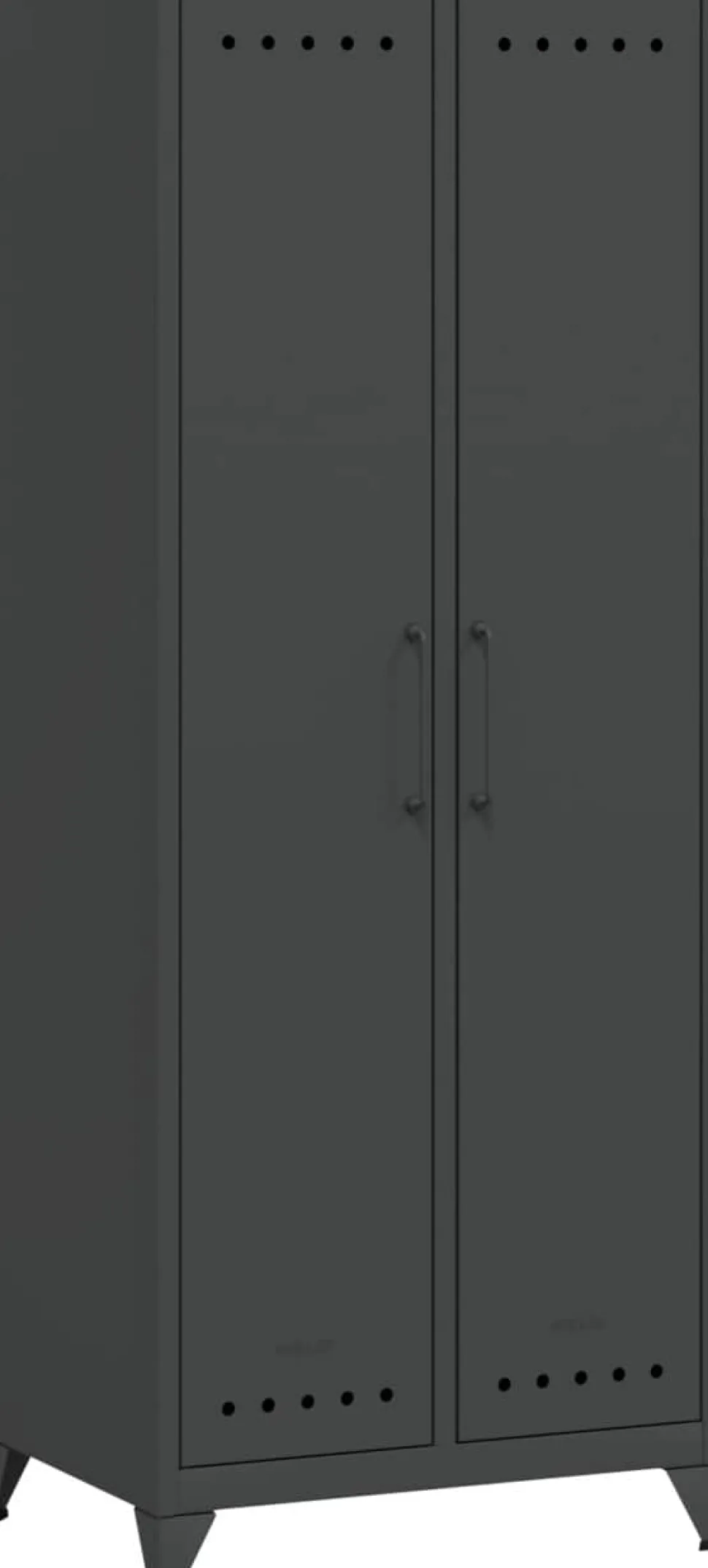 Bisley Fern Garderobe Metaal 700 x 510 x 1,800 mm Antraciet