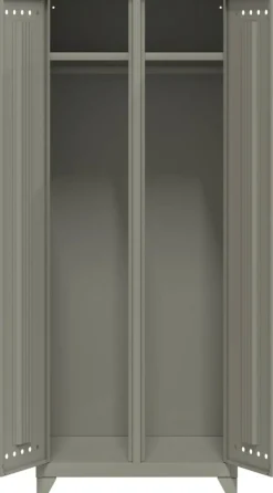 Bisley Fern Garderobe Metaal 700 x 510 x 1,800 mm Lichtgrijs