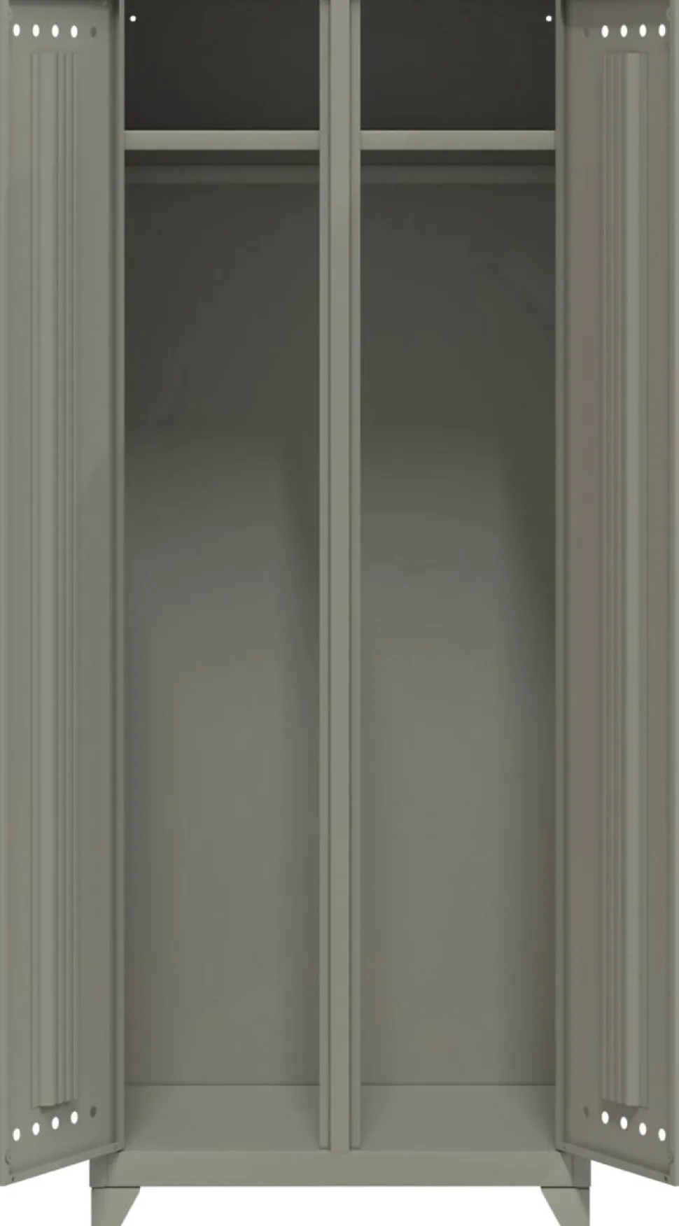 Bisley Fern Garderobe Metaal 700 x 510 x 1,800 mm Lichtgrijs