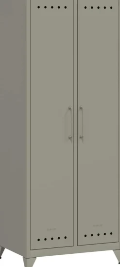 Bisley Fern Garderobe Metaal 700 x 510 x 1,800 mm Lichtgrijs