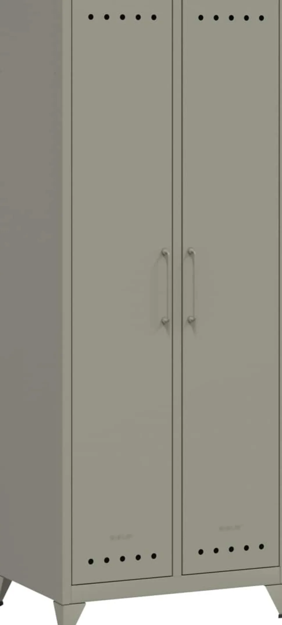 Bisley Fern Garderobe Metaal 700 x 510 x 1,800 mm Lichtgrijs
