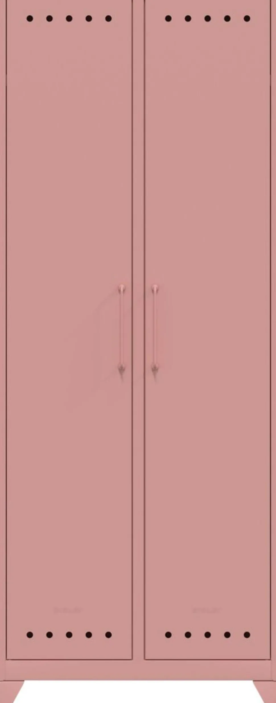 Bisley Fern Garderobe Metaal 700 x 510 x 1,800 mm Pastelroze